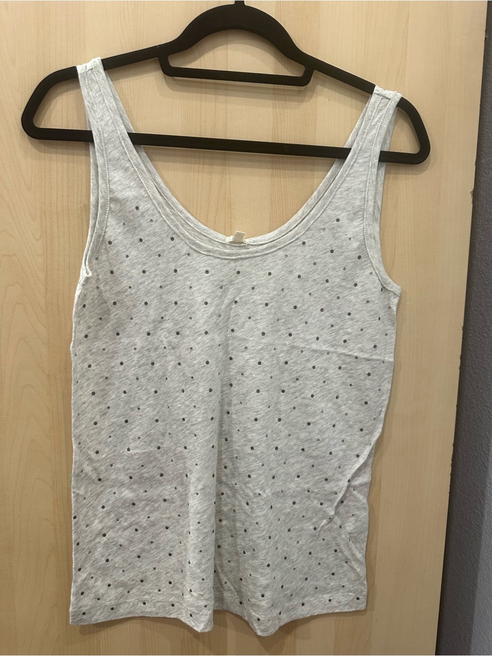 NWT J.Crew  Crytallized Cotton Tank Top Size S Pewter